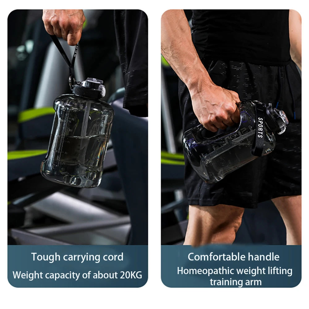 Gym Drinking Bottle Large Capacity Portable