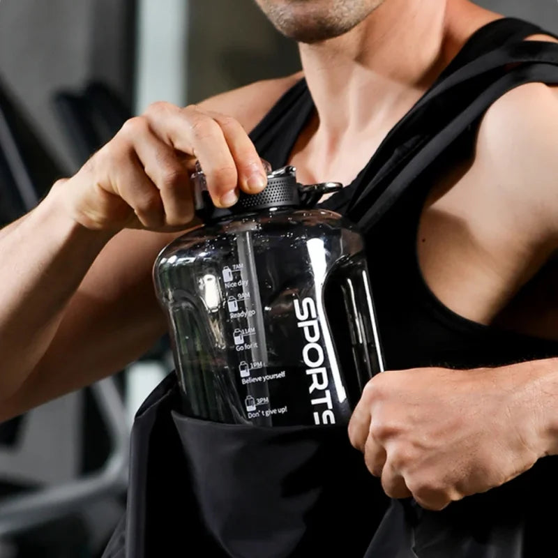 Gym Drinking Bottle Large Capacity Portable