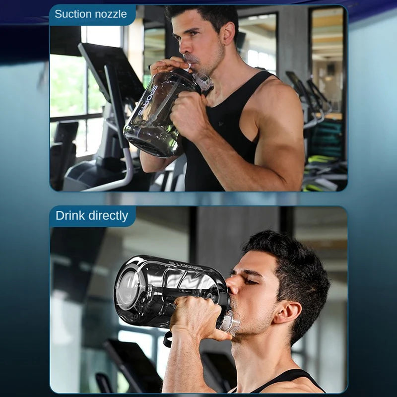 Gym Drinking Bottle Large Capacity Portable